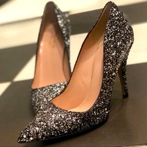 Kate Spade glitter pumps